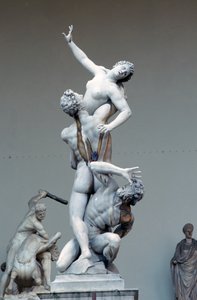 Der Raub der Sabinerinnen, ca. 1583 von Giambologna