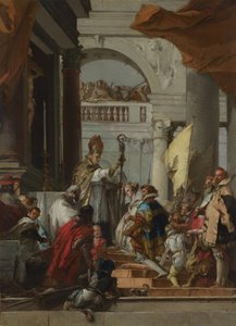 Die Hochzeit von Friedrich Barbarossa, ca. 1753 von Giovanni Domenico Tiepolo