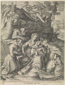 Mystische Hochzeit der Hl. Katharina von Alexandrien von Gijsbert Van Veen