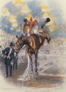 Nachtflug in Olympia - Bernard Mills auf Courage von Gilbert Holiday
