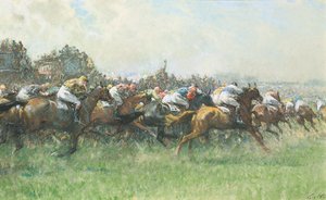Tattenham Corner, das Epsom Derby