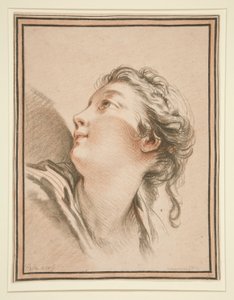 Kopf einer Frau von Gilles Demarteau