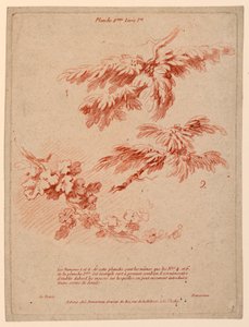 Tafel 2 aus Livre Ier, Principes du dessin dans le genre du Paysage