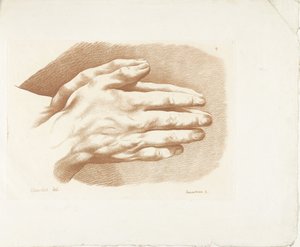 Studie von zwei Händen von Gilles Demarteau