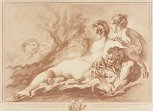 Wassernymphen und Triton von Gilles Demarteau