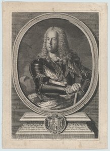 Porträt von François I., ca. 1745 von Gilles Jacques Petit