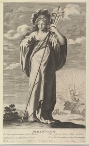 Sibylle von Cumes, ca. 1635. Schöpfer: Gilles Rousselet, Abraham Bosse von Gilles Rousselet and Abraham Bosse
