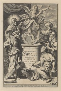Biblische Figuren enthüllen das Porträt von Moses