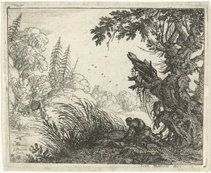 Landschaft mit einem Jäger von Gillis Peeters (I)
