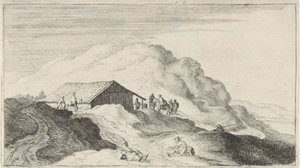 Scheune in den Dünen von Gillis van Scheyndel (I)