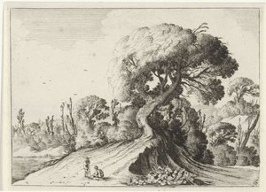 Zwei Männer vor einem großen Baum
