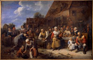 Das Dorffest von Gillis van Tilborgh