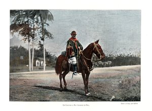 Viehhirte, Rio Grande do Sul, Brasilien, 19. Jahrhundert von Gillot