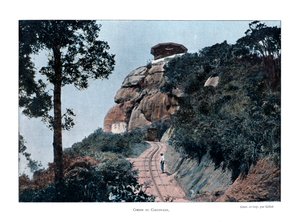 Corcovado-Zahnradbahn, Rio de Janeiro, Brasilien, 19. Jahrhundert von Gillot