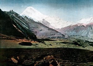 Berg Kasbek, Kaukasus von Gillot
