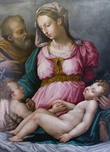 Die Heilige Familie und Johannes der Täufer