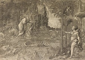 Allegorie des Lebens (Traum von Raphael) von Giorgio Ghisi