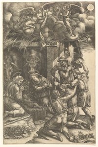 Die Anbetung der Hirten, späte 1570er Jahre