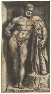 Der Farnesische Herkules von Giorgio Ghisi
