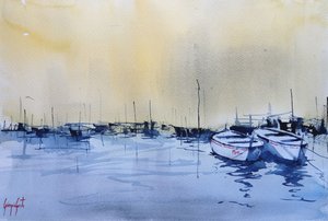 Stille Marina-Reflexionen von Giorgio Gosti