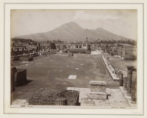 Ansicht des Forums in Pompeji
