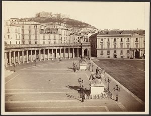 Neapel, Largo Palazzo von Giorgio Sommer