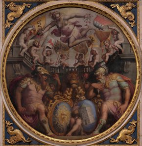 Allegorien der Viertel San Giovanni und Santa Maria Novella, 1563-1565 von Giorgio Vasari