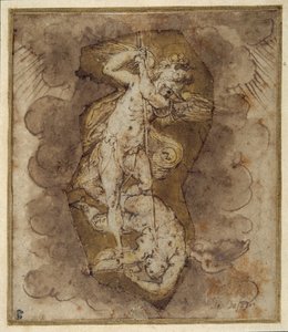Zeichnung für die Engel des Gewölbes von Saint Michael, ca. 1511-74