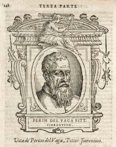 Milan, Braidense Library, Vite de piv excellent, Giorgio Vasari 1568, Perin del Vaga
