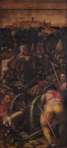 Sturm auf Monteriggioni von Giorgio Vasari