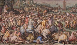 Die Niederlage der Pisaner bei Torre San Vincenzo, 1568-1571