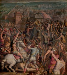 Die Einnahme von Mailand, 1555-1562 von Giorgio Vasari