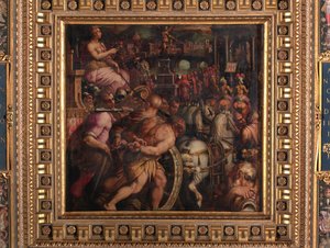 Triumph nach dem Sieg über Pisa von Giorgio Vasari