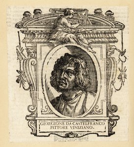 Porträt von Giorgione, italienischer Maler der Venezianischen Schule während der Hochrenaissance aus Venedig, ca. 1477-1510 von after Giorgione