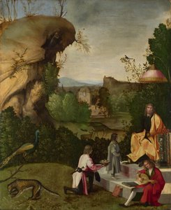 Huldigung an einen Dichter, frühes 16. Jahrhundert