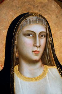 Die Madonna di Ognissanti, ca. 1310 (Tempera auf Holz)