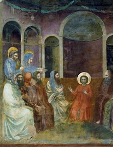 Jesus im Tempel unter den Ärzten (Detail) von Giotto (c.1266 1337)
