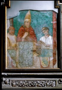 Papst Bonifatius VIII. erklärt das Jahr 1300 zum Jubiläumsjahr von Giotto (c.1266 1337)