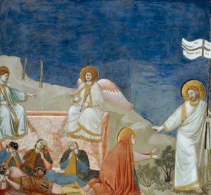 Die Auferstehung Christi, Detail aus Leben und Passion Christi, von Giotto von Giotto (c.1266 1337)