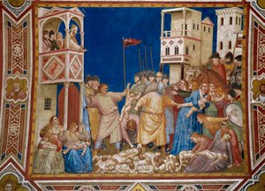Das Massaker der Unschuldigen, Fresko von Giotto di Bondone