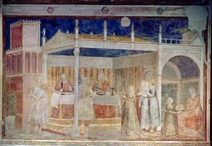 Das Festmahl des Herodes, aus der Peruzzi-Kapelle