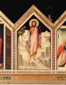 St. Johannes der Täufer, aus dem St. Reparata Polyptychon (Detail)