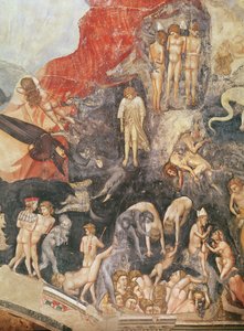 Das Jüngste Gericht, Detail der Verdammten, 1303-05