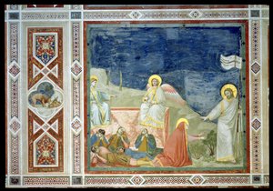 Noli me Tangere oder, Die Erscheinung Christi vor Maria Magdalena, 1303-05 von Giotto di Bondone