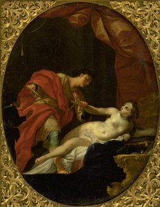 Tarquin bedroht Lucretia
