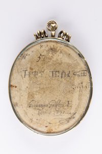 Rückseite des Porträts von Zaga Christ