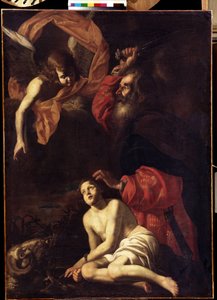 Abraham opfert Isaak von Giovanni Battista Caracciolo