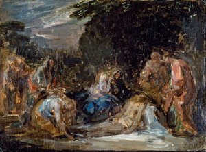 Kreuzabnahme, von Giovanni Carnovali genannt Piccio