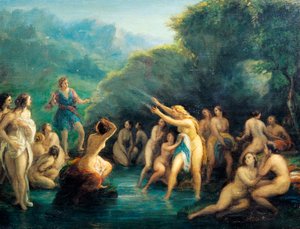 Diana und Actaeon von Giovanni Carnovali