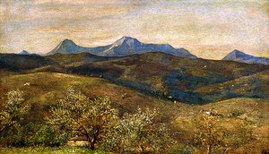 Ansicht in den Apenninen von Giovanni Costa
